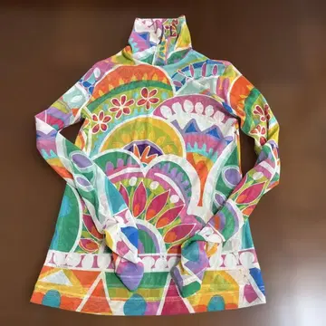 LEONARD SPORT 컬러풀 긴팔 상의 사이즈 40