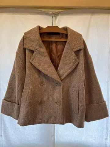 URBAN RESEARCH 헤링본 더블 브레스트 자켓