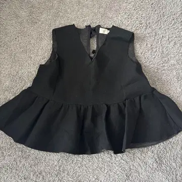 yori 페플럼 베스트 리본 블랙