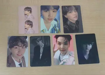 BTS SUGA 윤기 MAP OF THE SOUL 트레이딩 카드 7장