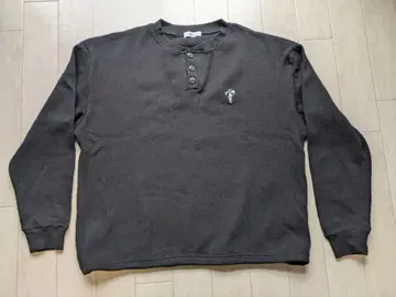 ONCILY 헨리넥T셔츠 블랙 밑단 드로코드 포함