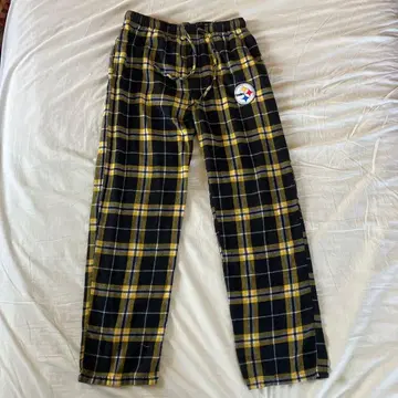NFL 피츠버그 스틸러스 체크 무늬 팬츠