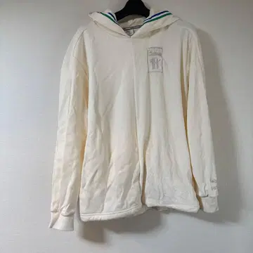 PUMA 빅션 콜라보 아이보리 후드티