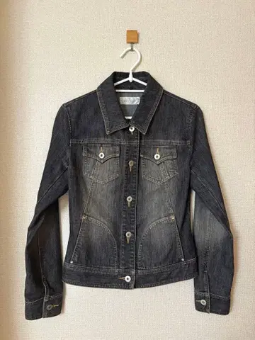 여성용 데님 자켓 G 긴팔 버튼업 A라인