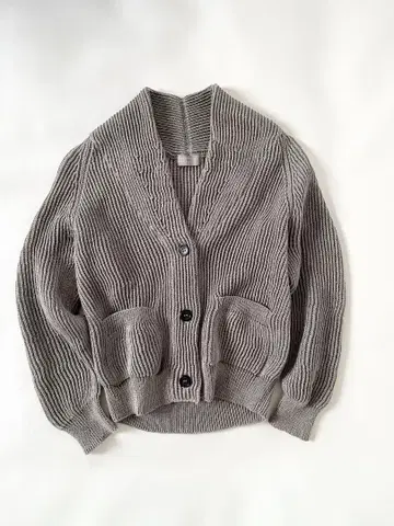 새상품급 MARGARET HOWELL 숄카라 가디건 린넨 100%