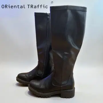 ORiental TRaffic 블랙 롱 부츠 21.5