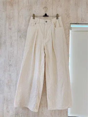 JOURNAL STANDARD 코듀로이 팬츠 38 아이보리 새상품급