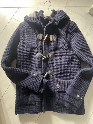 Bark 네이비 다운 더플 코트 XS