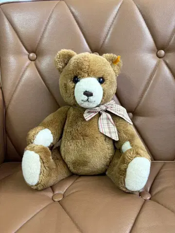 Steiff 오리지널 Petsy 테디베어 봉제 인형 브라운