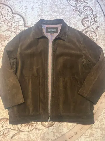 바나나리퍼블릭 브라운 스웨이드 자켓