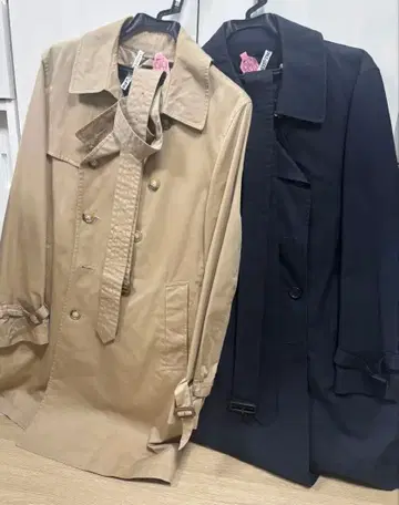 green label relaxing 트렌치코트 베이지와 네이비 L