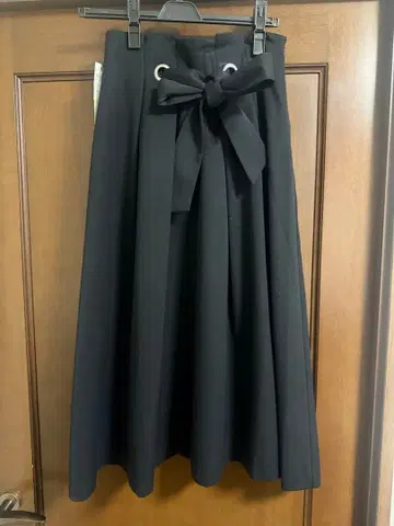 플레어 스커트 블랙 F 사이즈