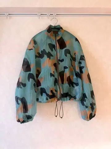 JOHNBULL 나일론 시어 스탠드 카라 블루종