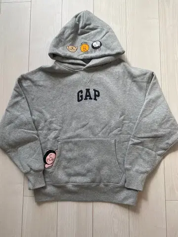 GAP 그레이 후드티 캐릭터 맨투맨 XS