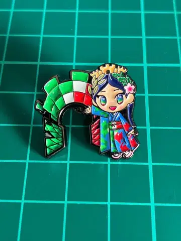 만박 핀 배지 간사이 만박 이탈리아관 이탈리아짱 초레어