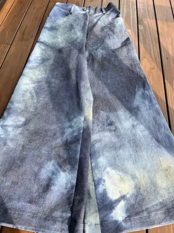 이탈리아제 MISS MISS 미스미스 태국 다이 패턴 플레어 팬츠 부츠컷