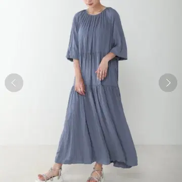 새상품급 부즈루드 이지케어 와셔 원피스 맥시 롱