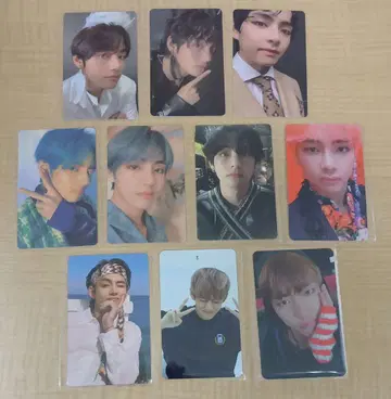 BTS V 테테 태현 트레이딩 카드 10장 묶음 판매