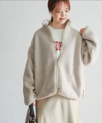 [ 새상품급 ] 보아 지퍼 리버서블 자켓 M