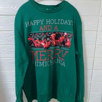 크리스마스 MARVEL 데드풀 빈티지 맨투맨