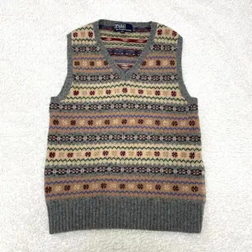 폴로 랄프 로렌 울 100% 니트 베스트