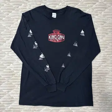 King Gnu 블랙 롱T L 사이즈