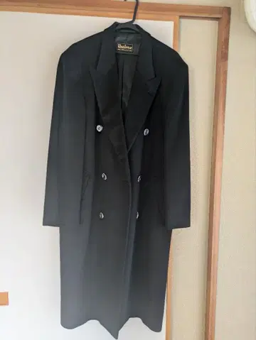 Wind Armor 블랙 체스터 코트