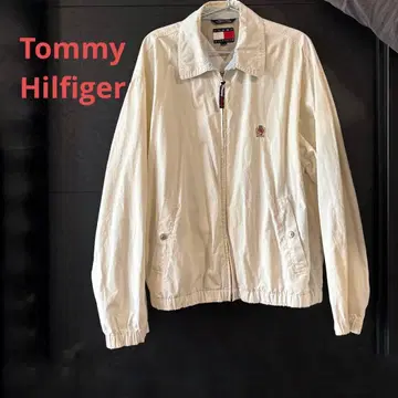 TOMMY HILFIGER 아이보리 블루종 화이트