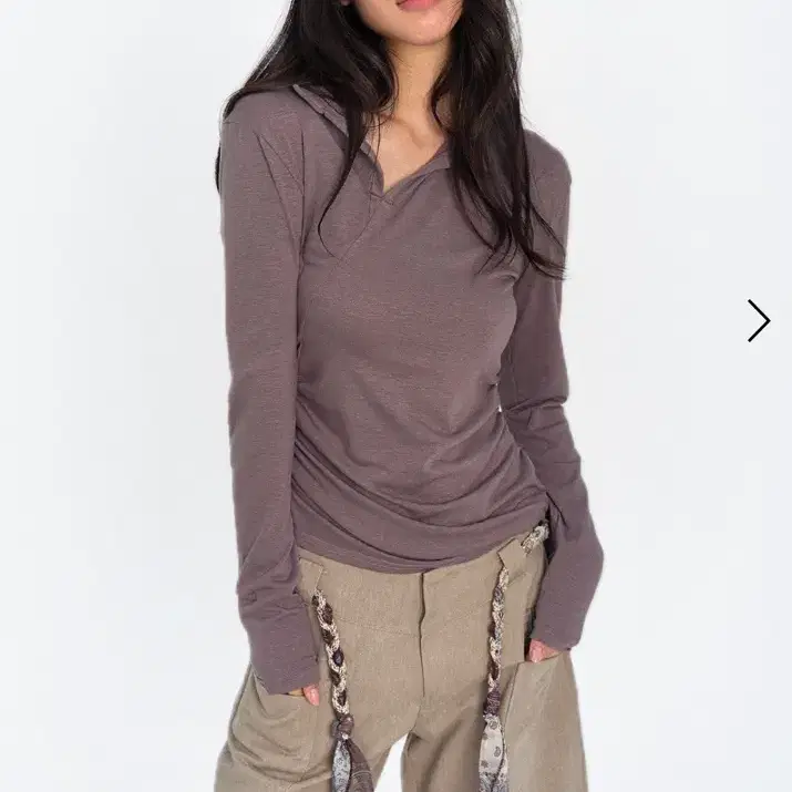 トップス sansangear ribbed long sleeves ash pink RIBBED LONG SLEEVES [ASH PINK] | SAN SAN GEAR