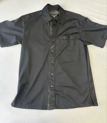 니누파 반팔 셔츠 블랙 상복