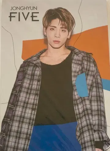 SHINee 종현 FIVE 대형 포토 카드