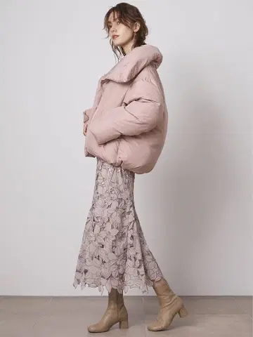 SNIDEL Sustainable 미들 다운 코트