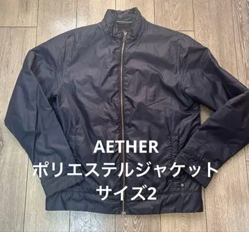AETHER 폴리에스테르 자켓 네이비