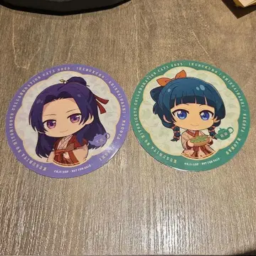 임씨 마오마오 2장 세트 코스터 찻집 콜라보 카페