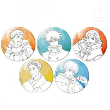 주술회전 말큐브 캔뱃지 일루미네이션 5종