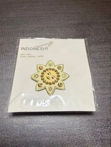 오사카 간사이 박람회 인도네시아관 핀 배지