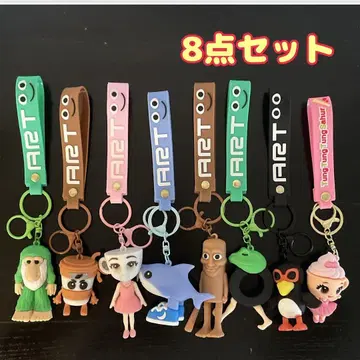 툰툰툰사풀 덕질 키링 8종 이탈리안 레인 로트