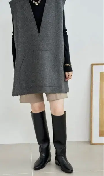 LE TALON 와이드 샤프트 롱 부츠