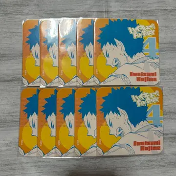 하이큐 팬파크 아트 코스터 이와이즈미 10점