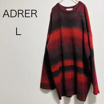 [ ADRER ] 니트 사이즈 L 레드 구제 의류