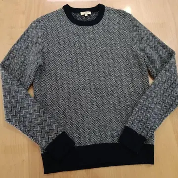 AIGLE 에이글 워셔블 니트 양모 알파카 니트 네이비 라코스테