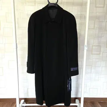 캐시미어 100% 블랙 피 코트