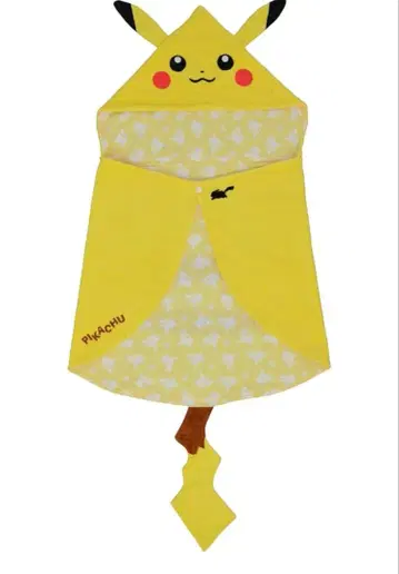 피카츄 후드 부착 판초 포켓몬 센터