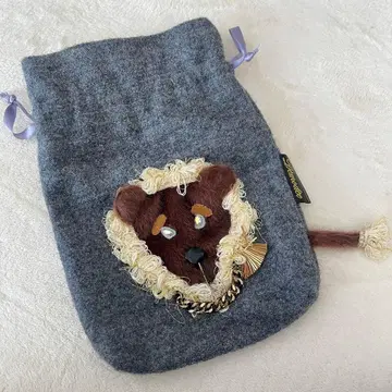 데모데 demodee 애니멀 아플리케 복조리 파우치