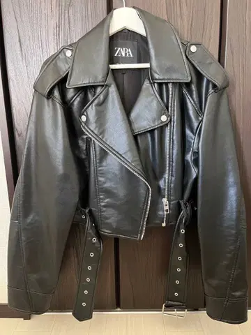 ZARA 크롭 라이더 자켓
