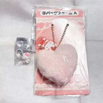 새상품 산리오 후와후와 스노우 메지루시 액세서리 키티 백참 A