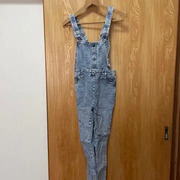 데님 살로펫 버튼 포함