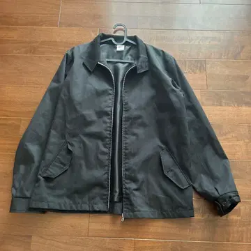 블랙 지퍼 캐주얼 자켓