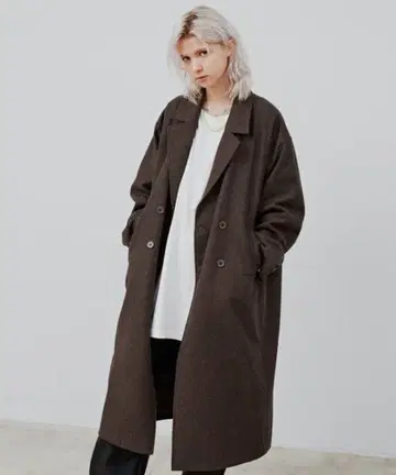 CASPER JOHN AIVER W70 멜톤 스텐카라 코트