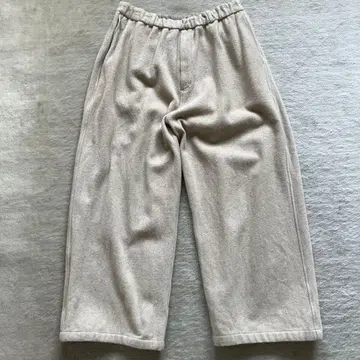 mittan 울 와이드 팬츠